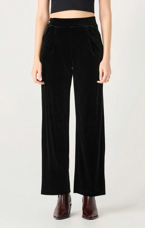 PANTALONS en velour noir Dex