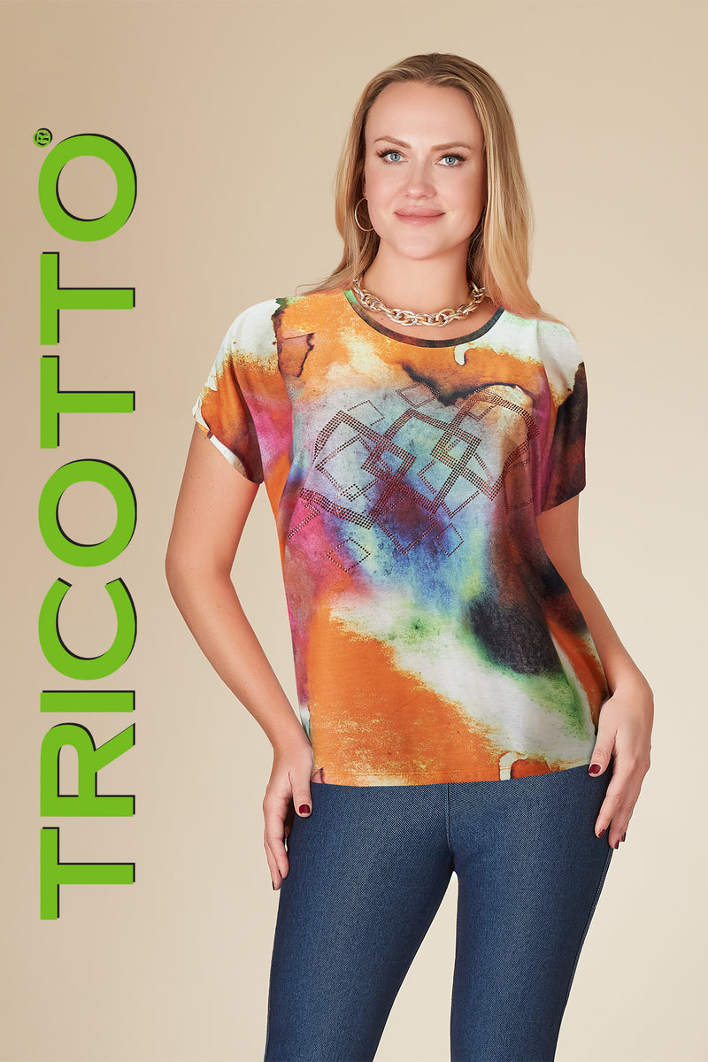 T-SHIRT coloré Tricotto