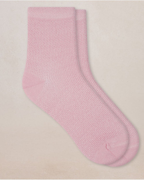 chaussettes courtes satinées Pétal