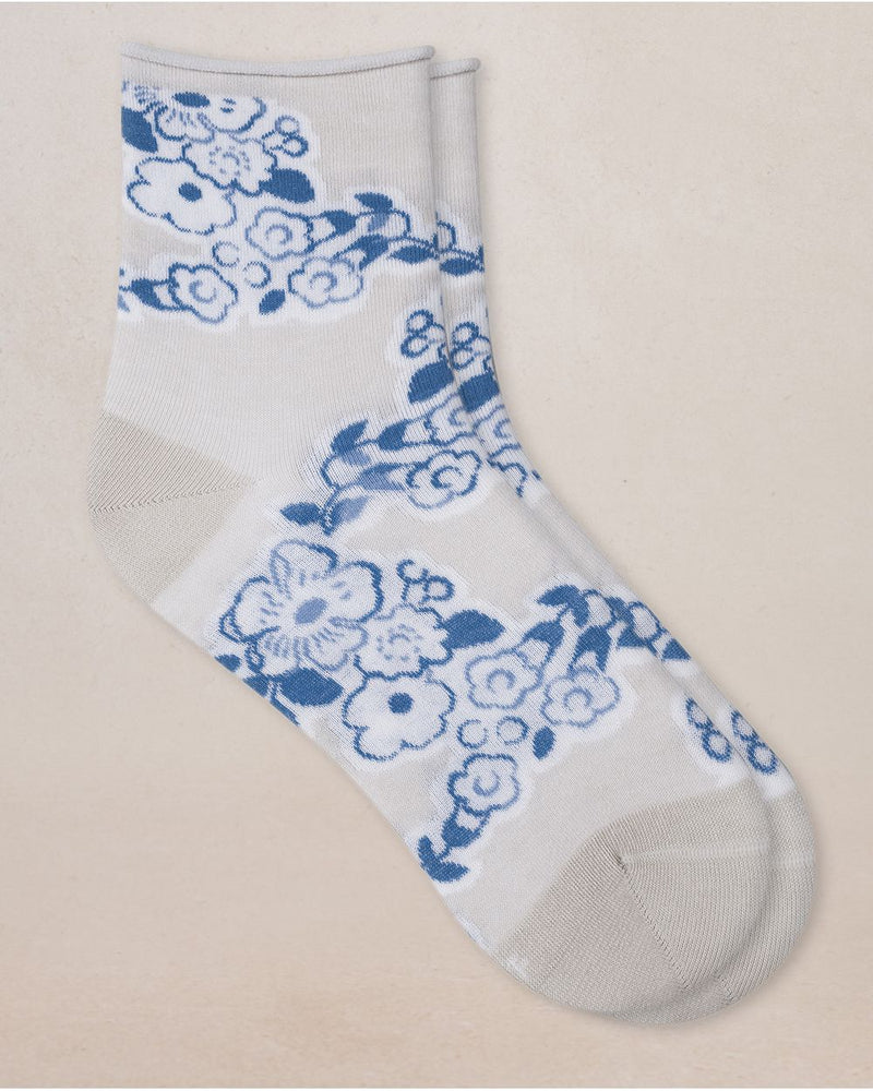 Chaussettes veloutées Bleu Foret