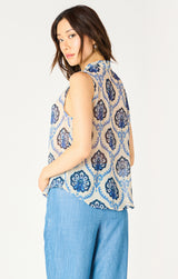 BLOUSE bleu Dex